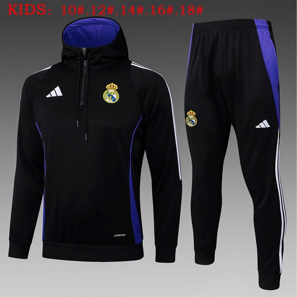 Ninos Sudadera Con Capucha Real Madrid 2025/26 Negro 5